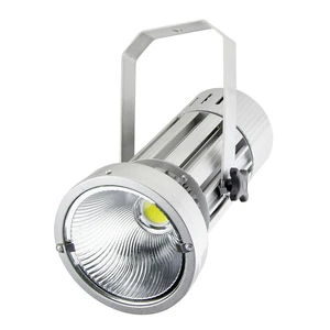 100W COB LED Advertising Exhibition Spotlight with Aluminum Housing IP44 24 Degree Beam Angle for Trade Shows/Fairs