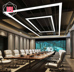 Customized Led Hanging Linear Light Office Mall Billiard Room Tube Led Linear Light Aluminum Pendant Linear Lights