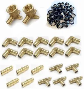 Plumbing Equipment Supplies Lead Free Brass Elbow Pex Pipe Fittings for Plumbing Fitting System