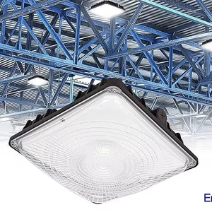 IP65 Waterproof Ceiling Installation Parking Garage Lights 100w Led Canopy Lights for Gas Station