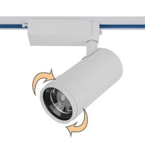 High CRI 20W/30W/40W COB LED Track Light, 3CCT Tunable,Adjustable Angle, Commercial Lamp for Exhibition Gallery Hotel