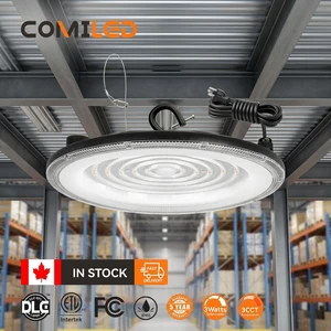 Industrial Commercial Lighting Hanging 150W 120W 80W IP65 Smd Round UFO Led High Bay Lights Warehouse Workshop Garage Fixture