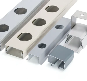 Professional Custom 6000 Series Aluminum Extrusion Profile LED Lamp Slot Cutting Bending European Standard Industrial Use