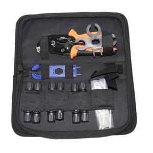 Solar Crimper Tool Kit for Solar Panel Cable Wire Assembly with Solar Crimper and Solar Connectors Spanner for PV System