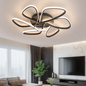 Indoor Modern Decorative LED Ceiling Lamp Remote Control for Living Room Bedroom Balcony Dimmable Surface Mounted Ceiling Light