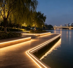High Flexibility Bendable Neon LED Strip 10x10mm IP67 Waterproof for Creative Art Installation Curved Surface Contour Lighting