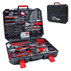 Rt Tool Hardware Toolbox Kits Multi-Function Household Hand Work Tools Set Made of Durable Plastic OEM Customizable