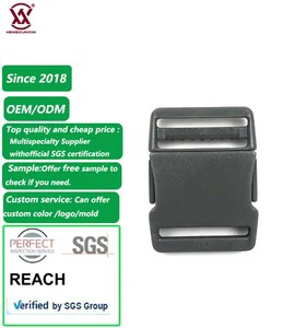 Factory Price Lightweight Flat Plastic Side Release Buckle with Adjustable Teeth for Luggage & Outdoor Gear