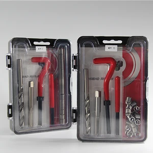 Hand Power Source Stainless Steel Wire Thread Blade Impact Wrench Drill Set Tool Repair Kit with OEM Customization Support