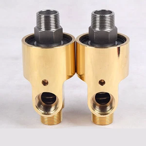 Air Right-hand Thread High Temperature Industrial Water Brass Swivel Joint Rotating Connector 1 1/4 Inch Rotary Fitting