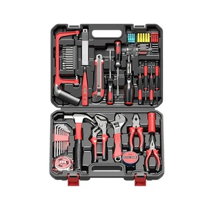 German Household & Car Repair Tool Set All-in-one Multi-functional Hand Operated with Hard Case Storage for Metals Model 22-0