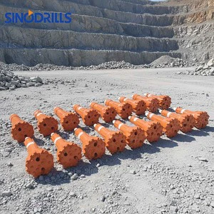 Sinodrills Rock Drilling Tools Water Well DTH Hammer Button Bits SD5 165MM