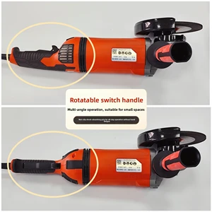 Industrial Professional 180mm Angle Grinder High Power Brushless Angle Grinder Grinding Cutting Machine for Metal & Stone