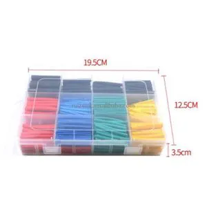 328pcs/set PVC Heat Shrink Tubing Insulation Assortment Wrap Wire Insulated Cable Sleeve Tubes Kit