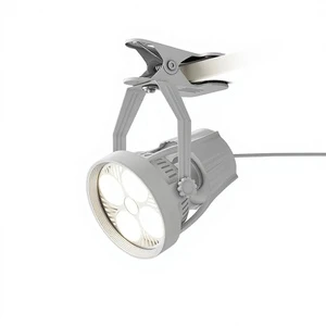 LED Stainless Steel Clip Spotlight Ultra-Bright Mobile Wedding Ceremony Store Use Jewelry Exhibition Market Stall Light