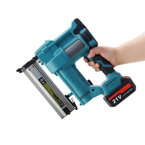 OEM/ODM Cordless F50 Brushless Steel Nail Gun with Dual Battery Pack for DIY Efficient Nailing