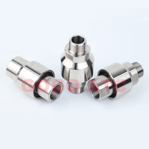 200Bar High Pressure 360 Degree Rotary Joint 50RPM DN40 1-1/2 G NPT SS 304 for Flange Tower Crane Spray Hydraulic Swivel Fitting