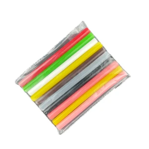 Can Be Customized Colorful Mini HotMini Hot Melt Glue Stick for Glue Gun With General Diameter and Customized Length and Packing