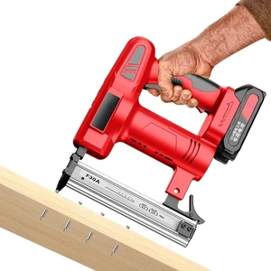 Portable Electric Cordless Nail Gun with 1022J Standard, Wireless Tacker for 4 to 22mm Outdoor Nailing Tasks