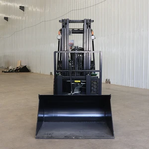 Factory Latest 3T 3.5T Batteries Multi Attachment Shovel Bucket Professional Performance Electric Forklift For Grain Loading
