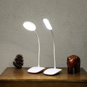 Modern Rechargeable LED Table Lamp for Bedroom Desk ABS Body Cross-Border Clip Bedside Eye Protection for Students Dormitory