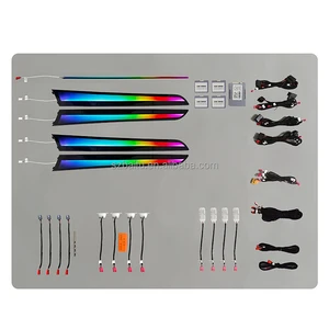 For Audi A4 B8 Dashboard Ambient Light Door Contour Lights Interior Led Atmosphere Light Easy Installation