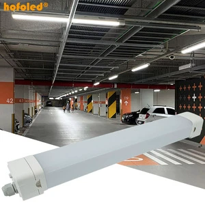 In Stock Vapor Proof Lights IP66 Waterproof PC Housing Hanging Mounted Led Linear Lamp 20W 30W 40W 50W 60W Tri-proof LED Light
