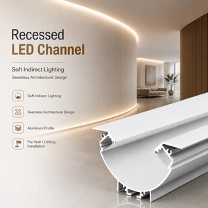 High Quality Anodized Aluminum Alloy Groove Design LED Linear Ceiling Lamp for Living Room Bedroom Home Interior Lighting