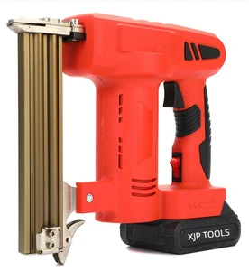 18V Industrial Grade Cordless Brad Nailer Battery Power Tool Nail Gun with Brushless Motor and 2.0Ah Battery