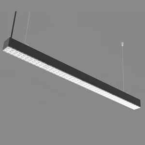 Modern LED Linear Light Linkable Fixture Lens for Office Supermarket Seamless Connection Linear Light