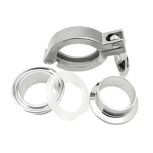 Hygiene Level Quick-Release Clamp & Chuck Kit Welding Single Pin Tri Clover Weld Pipe Fitting Ferrule