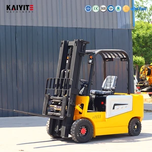 Mini Electric Forklift Battery Powered Stacker 2 Ton 2.5Ton Compact For Home Warehouse Use