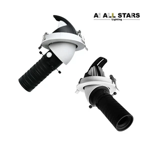 20W 30W 35W Adjustable Zoomable Focus Function Led Track Rail Lighting Dimmable Contour Spotlight Shapeable Led Track Light