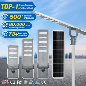 Factory Direct Sales High Quality Highway Solar Lamp 40W 60W 80W 100W 120W Integrated All in One Led Solar Street Light
