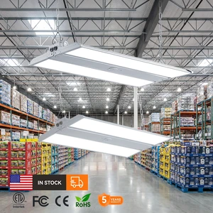 Energy Efficient Indoor Lighting SMD2835 Chip Canopy LED Linear High Bay Light for Warehouses and Exhibition Light
