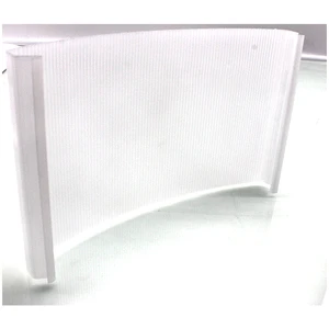 Modern Led Pendant Strip Linear Fixture with Clear Transparent Tri-Proof Lampshade for Light Covers