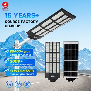Outdoor Waterproof 1000W IP65 Street Solar Lamp Integrated Solar Street Light With Motion Sensor