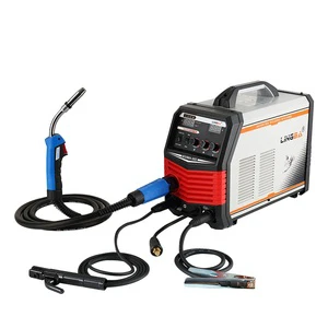 220V Digital Inverter CO2 MAG Manual Metal Arc MMA Plasma MIG Welder 110V NO Gas MIG Portable Welding Machine 3 in 1