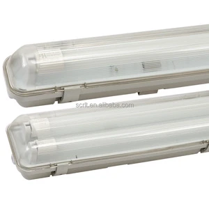 T8 LED Insect Proof, Dustproof, and Moisture-proof Integrated Bracket Lamp Plastic Integrated Three Proof Car Park Light 1.2m 9w