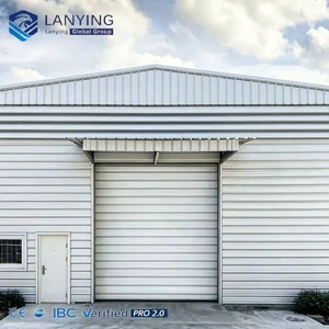 Prefabricated Steel Warehouse, Durable Industrial Metal Workshop Building Kit