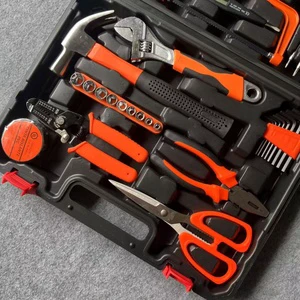 Cordless Hand Tools Kit OEM Hard Case 45-Piece Chrome Vanadium Steel Combination Tool Box Set