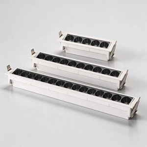 10W 20W 30W Modern Lighting Hot Sale SMD Lamp Aluminum White Black LED Grille Downlight for Home