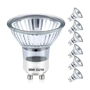 G5.3 Halogen Reflector Cup Light Thick Glass Tungsten Spotlight Par20 75w Lamp 220v Bubble White 360 Beam Angle Dimmable 2700K