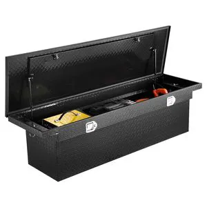 Heavy Duty Aluminum Crossover Truck Tool Box 71x27x18 Inch Diamond Texture Pick for Bed RV Trailer Model D0100XU6MFV
