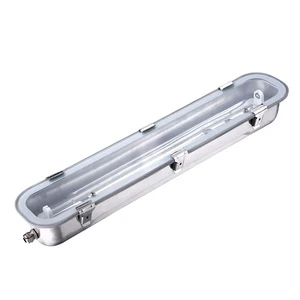 18w IP65 Ss Hermetic Lamp Waterproof Lamp Fluorescent Light Fixtures Tri-proof Light