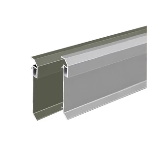 5cm High Luminous LED Light Strip with Skirting Board, Aluminum Alloy Skirting Board, Light groove Skirting Board