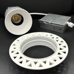 LIPAI 4InchCutOut95mm 20W LED Embedded PotLight MultipleColorReflector AC100-277V 0-10VTriac Dimmable5CCT1800LM CRI98 ETL ES FCC