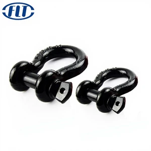 G209 Galvanized Alloy Steel Bow Shackles for Heavy Industry Bolt Type with Safety Bolt Pin
