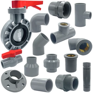 HYDY China Supplier Manufacture Complete Specifications Fast Delivery High Quality Plastic PVC Pipe Fittings For Plumbing