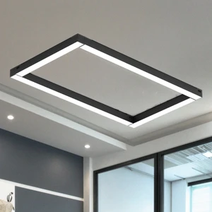 LED Linear Light Aluminum Body IP20 Rated 3-Year Warranty 50000 Hours Lifespan 3CCT Color Temperature for Supermarket Office Use